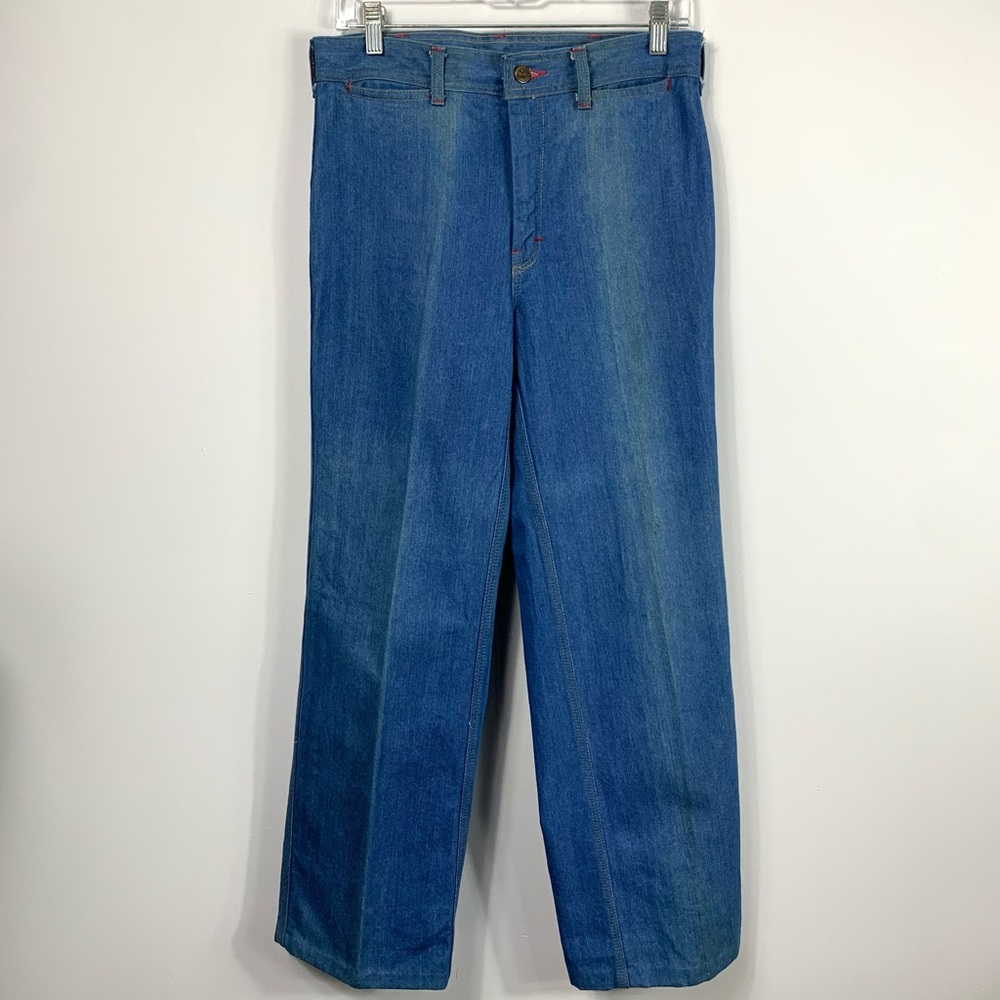 Women's Flare Wide Leg Jeans in Blue